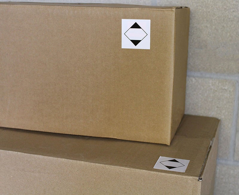 Hybsk 2x2 Inch ORM-D Shipping Labels Diamond Limited Quantity of Dangerous Goods Stickers for Warehouse Handling Transport Shipping Stickers Total 300 Labels Per Roll (2x2 inch) - Image 5